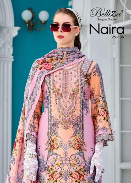 Belliza naira vol-136 pakistani wholesale dress material shops in hyderabad  - wholesale export
